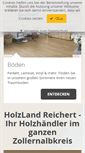 Mobile Screenshot of holzland-reichert.de